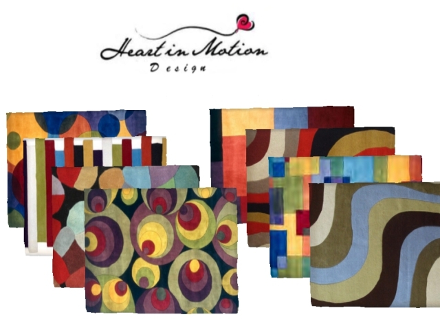 HiMD- MODERN MULTI TEXTURED RUG- PRIMARY ABSTRACT (boxed)