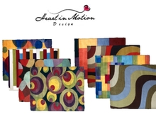 HiMD- MODERN MULTI TEXTURED RUG- PRIMARY ABSTRACT (boxed)