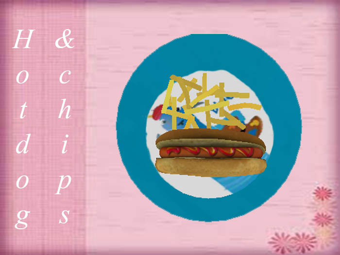 *K* Hotdog and chips