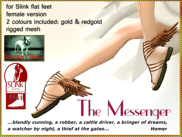 DEMO Bliensen + MaiTai - The Messenger - Sandals for Slink - for women