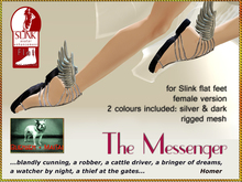 Bliensen + MaiTai - The Messenger - Sandals for Slink - silver - for women