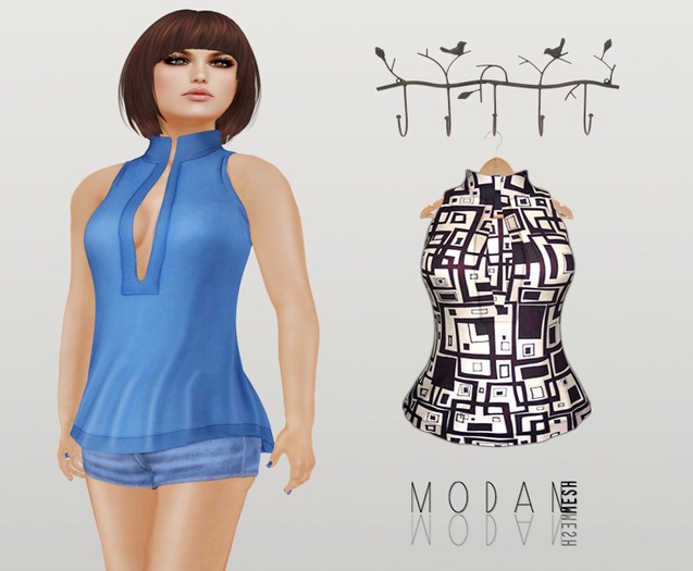 ::M.O.D.A.N.M.E.S.H.::Stand Collar Tank Geometric