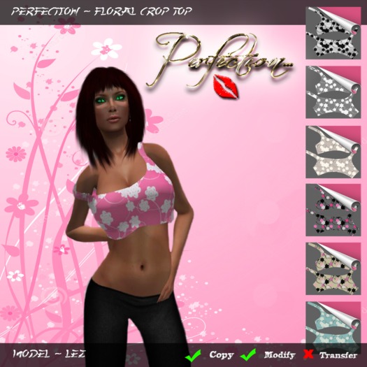 Perfection ~ Floral Crop Top DEMO