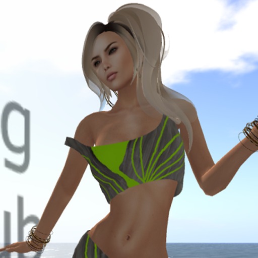 FitMesh Off Shoulder Crop Top: Green (One of our Sailing Wear and Beach Wear Items)