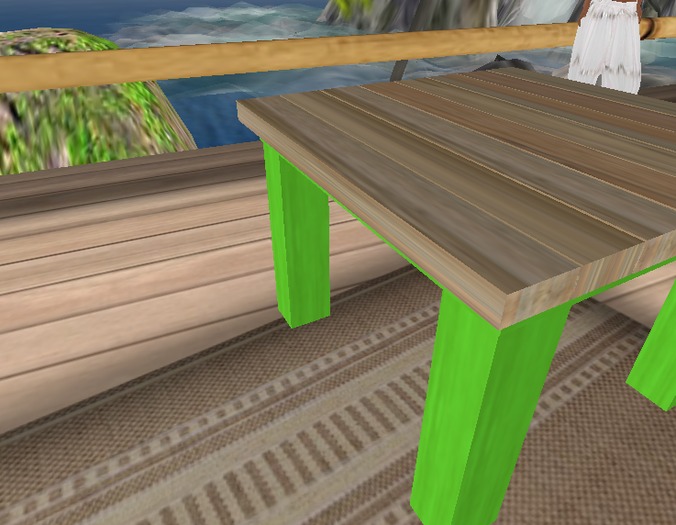 Prim by Prim Creations: **PROMO** FUN COLOR** Reclaimed Wood End ,Sofa, Coffee Table in LIME BRIGHT GREEN