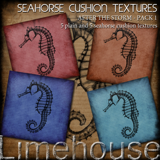 Seahorse cushion textures