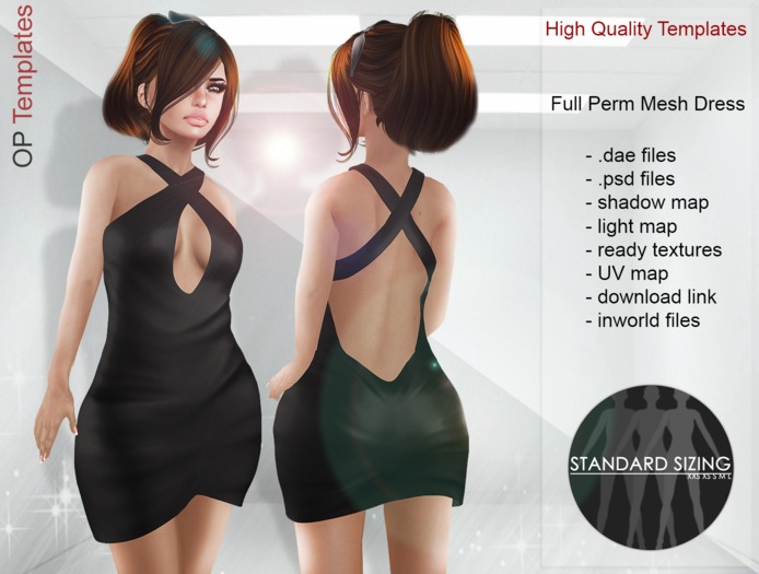DEMO Mesh Sade Dress Op Temp 013 