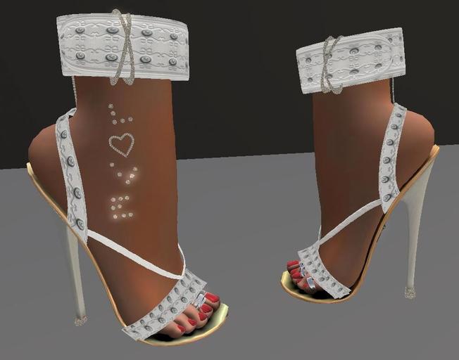 stiletto -kat white