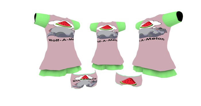 WAM! Wolf-A-Melon Toddleedoo Dress