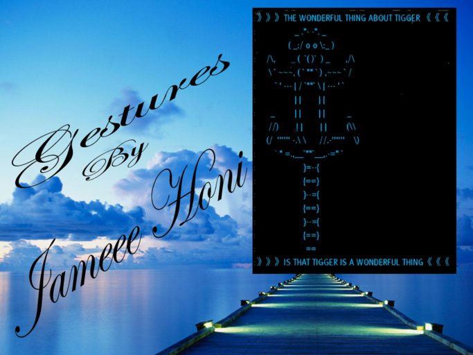 Tigger Bounce ASCII gesture