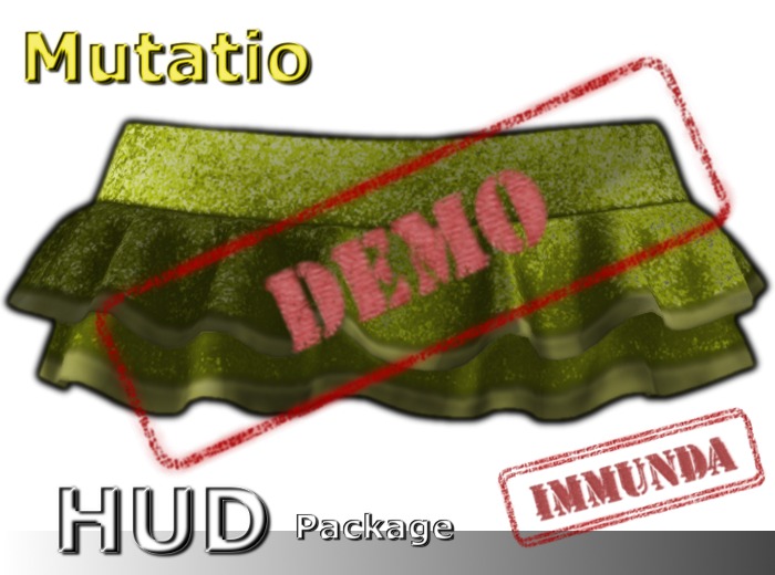DEMO immunda Mutatio Mini Rara HUDs in Ranunculus  (HUD Package)