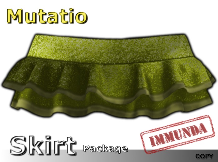 immunda Mutatio Mini Rara Skirt Package in Ranunculus