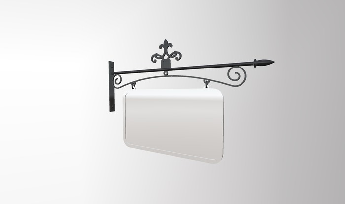 Heritage Sign Holder 002A