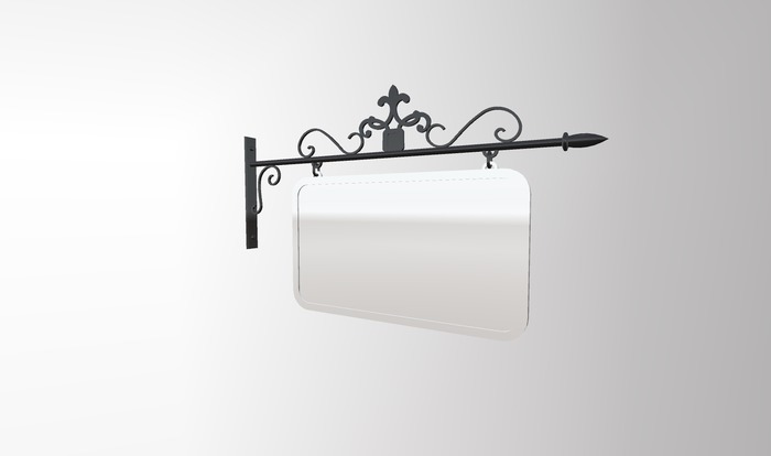 Heritage Sign Holder 001A - Copyable