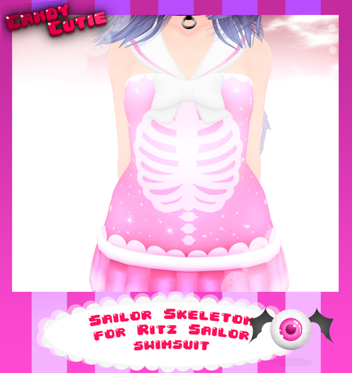 -CandyCutie- Sailor Skeleton Mod (For Ritz Sailor Swimsuit)