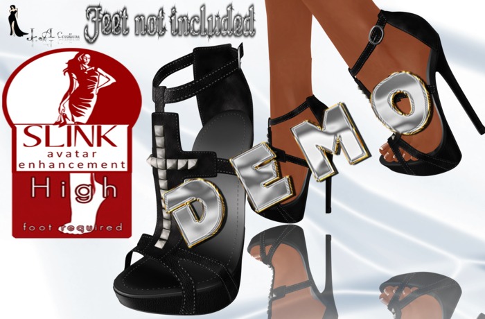 J.A - Rihanna High Heels for slink Black DEMO