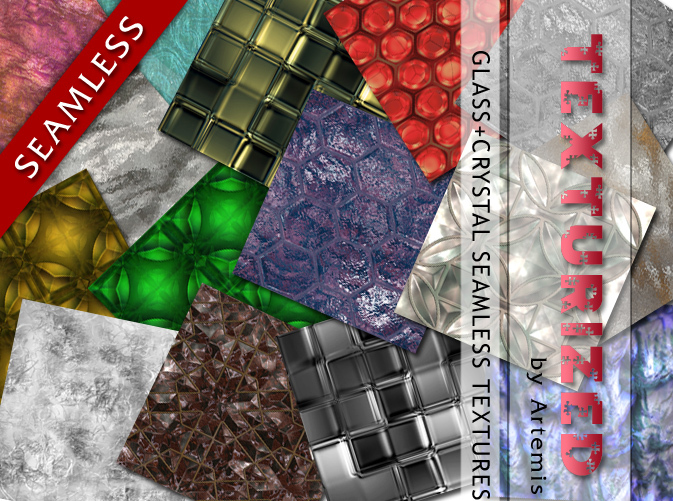 Texturized - Glass and Crystal Seamless Textures