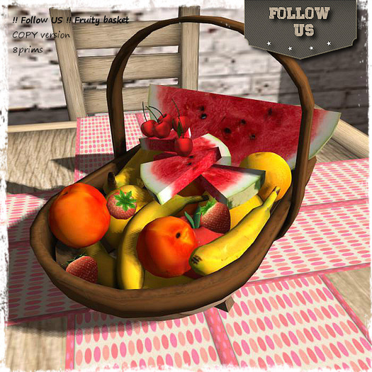 Special offer Marketplace !! Follow US !! Fruity basket COPY version