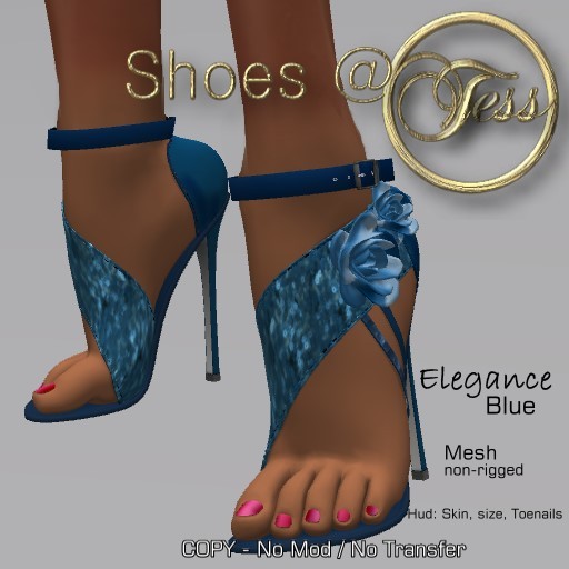 TessShoes ELEGANCE Blue 
