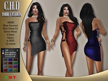 [C.H.D] Shay Opened Mini Dress V2