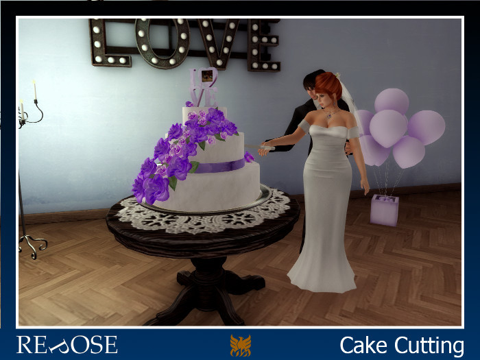 Repose MF CAKE CUTTING Couple Pose