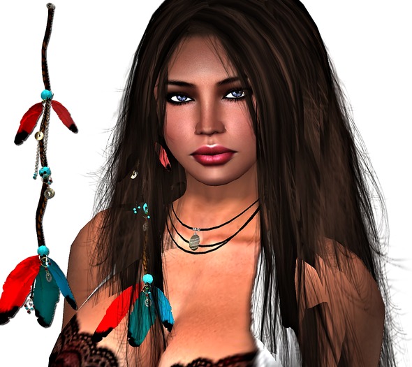 Feathers Yarn & Charm