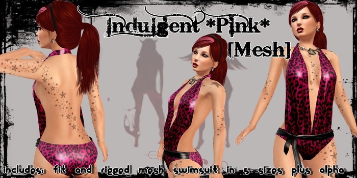 ^WSC^ Indulgent *Pink Cheetah* {Mesh}