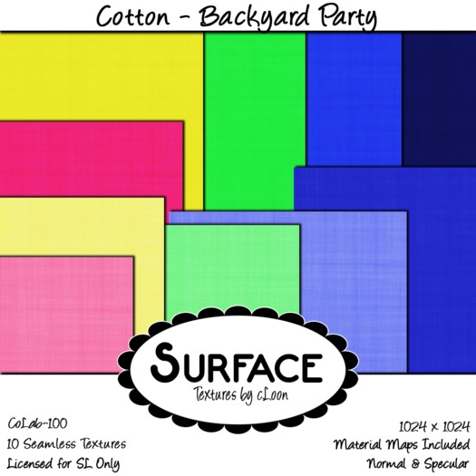 Surface - Cotton - Backyard Party