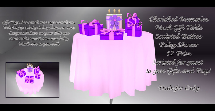 Baby Shower Gift Table Green