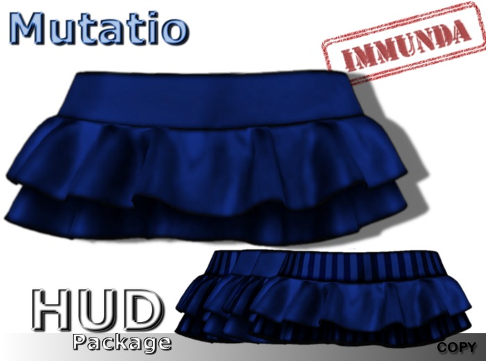 immunda Mutatio Mini Rara HUDs in Regia Hyacinth (HUD Package)