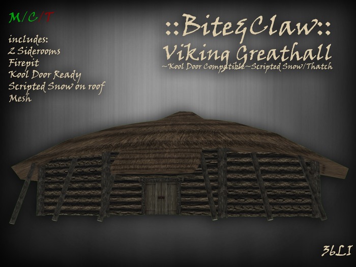 ::B&C:: Viking Village Set - Greathall