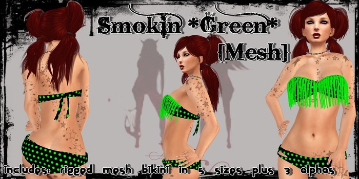^WSC^ Smokin *Green* {Mesh}