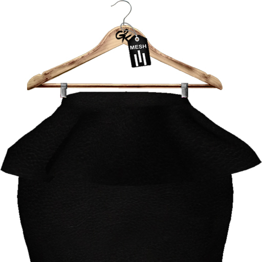 GoK- Leather Peplum Skirt