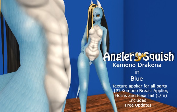 Angler Squish: Drakona in Blue