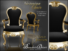 Baroque Chair White/Black