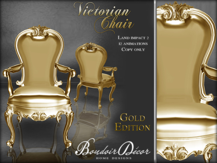 Baroque Chair White/Black