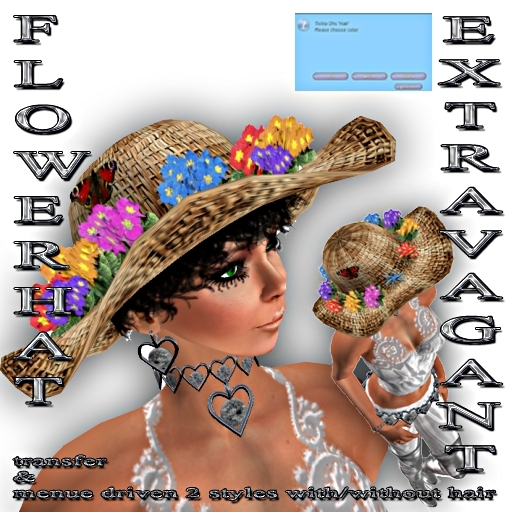 * EXTRAVAGANT hat nat colourful 2 styles & menue driven