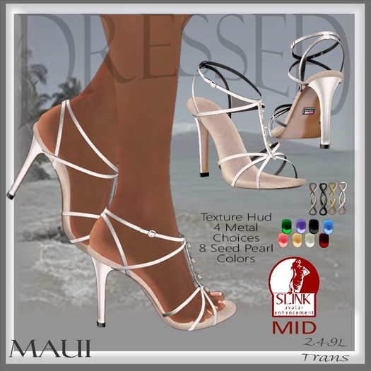 ::DBL:: Maui Pearls Heels ~ Slink MID