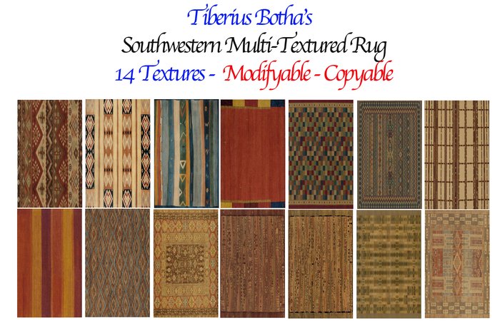 T.B.'s Southwestern Multi-textured Rug V.1.0