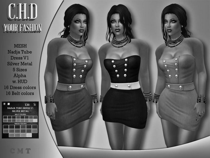 Demo [C.H.D] Nadja Tube Dress V1&V2