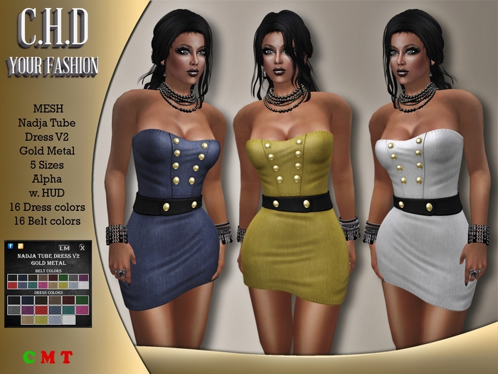 [C.H.D] Nadja Tube Dress V2