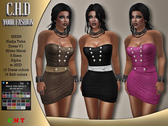 [C.H.D] Nadja Tube Dress V1