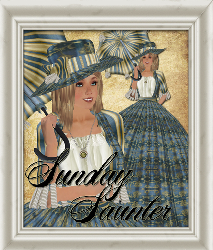 Shabby Chic Sunday Saunter - resizeable fits adult/child