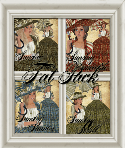 Shabby Chic Sunday Fat Pack - Vintage Dress Resizeable for child adult