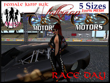 ~Valkyrian~ Race Day"Fem" JumpSuit