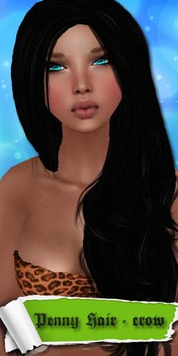 Penny Hair - crow [FULL PERM]