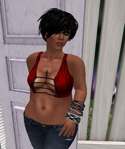 Brown Beauty skinny denim jeans