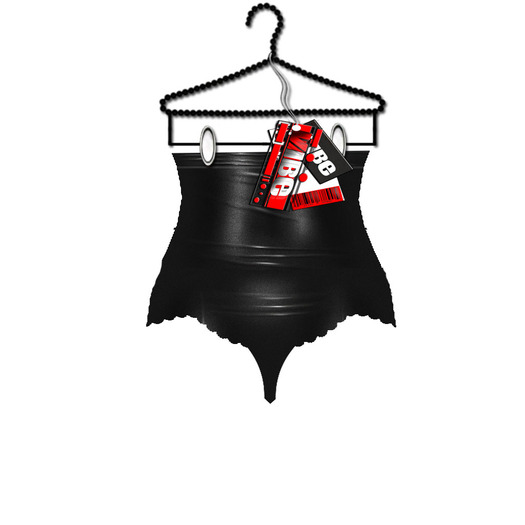 -VIBE- Leather highwaisted shorts
