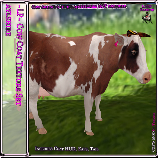 ~LP~Cow Coat Texture Set LPC [BOXED] Aylshire