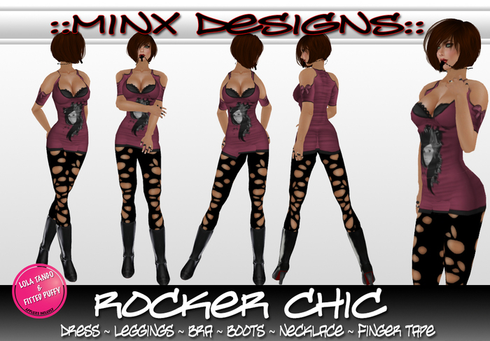 ::MD:: Rocker Chic - Pink (PROMO) W/ Appliers!
